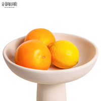 Bol à fruits en céramique élégant et pratique, plateau de présentation pour le dîner, le pain, les fruits et les desserts