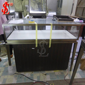 쇼케이스 하이 엔드 럭셔리 쥬얼리 디스플레이 캐비닛 매장 레이아웃 쥬얼리 디스플레이 캐비닛 유리 Vitrine 디스플레이 쇼케이스 - Product Image 3