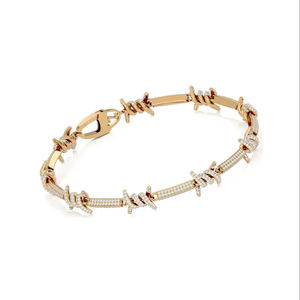 Minimal 925 Sterling Silver Cuban Link Bracelet With Lab Grown Moissanite Diamond Clean Finish Elegant Jewelry - Product Image 1