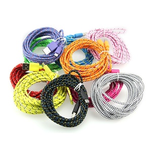 Câble de Charge rapide de données USB tressé de 2m et 6 pieds, <span class=keywords><strong>cordon</strong></span> à 8 broches pour <span class=keywords><strong>iPhone</strong></span> 14 13 12 11 XS X Max XR 8 7 6 câbles de Charge de téléphone - Product Image 6