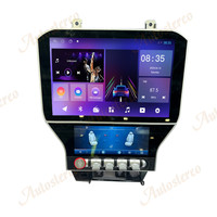 Lecteur multimédia Android double écran pour Ford Mustang 2015-2021 Tableau de bord Tesla Style Carplay Head Unit Media Auto Stereo