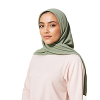 Lignes Écharpes ethniques personnalisées en coton long, style uni, imprimé floral traditionnel, pour hijab et foulard musulman