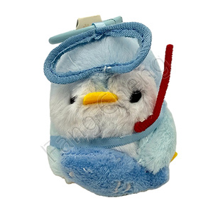 Porte-clés <span class=keywords><strong>Pingouin</strong></span> de Plage pour Personnage de Dessin Animé, Produit en PVC, Série Moment de <span class=keywords><strong>Voyage</strong></span>, Surprises Mystérieuses, 10cm, Machines Gashapon - Product Image 3