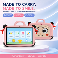 Tablet Infantil con Logotipo OEM de 7 Pulgadas, Android 9, 1 GB de RAM, 16 GB de Almacenamiento, 1280x800, WiFi, Pantalla de Inicio Personalizada para Marcas, Dispositivo Infantil