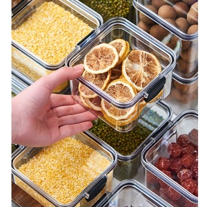 Recipientes Herméticos para Almacenamiento <span class=keywords><strong>de</strong></span> Alimentos con Tapas, Plástico, para <span class=keywords><strong>Cereales</strong></span>, Harina, Azúcar, Almacenamiento <span class=keywords><strong>de</strong></span> Alimentos para Fiestas - Product Image 2