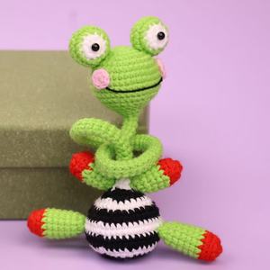Uzun Boyunlu Tembel Hayvan Kolye Ucu Düğümlenebilir DIY Tığ İşi Bebek Yün İpliği Karikatür Desenli Sevimli ve İlginç Çanta Süsü TV Temalı <span class=keywords><strong>Kawaii</strong></span> Ürünleri - Product Image 3