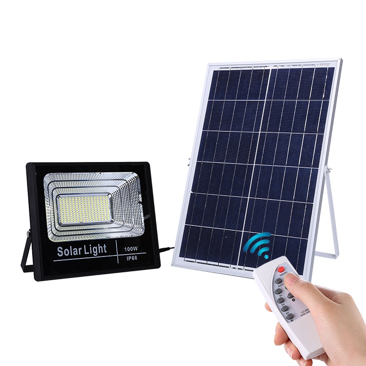 New Arrival Outdoor Garden Led 25w 40w 60w 100w Aluminium Bridgelux Ip65 Solar Led Flood Light