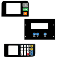 Autocollants et étiquettes personnalisés en feuille de polycarbonate PET PC avec fenêtre LCD, résistants aux rayures et imprimés sur mesure