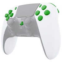 Kits de boutons complets de remplacement vert lime eXtremeRate pour contrôleur Dualsense PS5 Edge