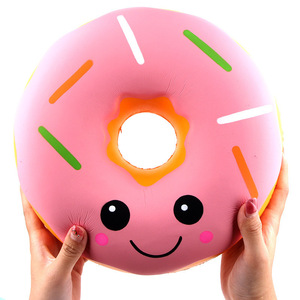 Slow-rebound Donut Extra-large Cartoon Stress-relief Toy Soft and Squishy Rubber & PU Craft Ornament - Product Image 4