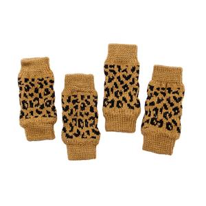 Jianbo 1Pet Fabricant Coton Hiver Sport Style Pet Genouillères Chaudes <span class=keywords><strong>Chien</strong></span> Chaussettes Solide Pied Couvre Vente En Gros pour Teddy Caniche - Product Image 1