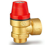 Ensemble de soupape de sécurité en laiton standard <span class=keywords><strong>avec</strong></span> structure de régulation hydraulique manuelle de manomètre pour l'<span class=keywords><strong>eau</strong></span> pour des applications générales - Product Image 2