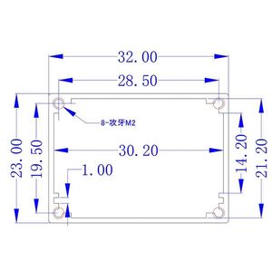 EBM Junction Box Cases Custom Battery Pack Anodized Aluminum Alloy IP54 <b>Sandblasted</b> Electronic Project Instrument Amplifier - Product Image 3