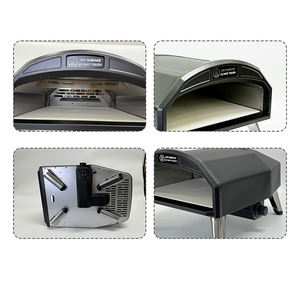 Horno de Pizza Compacto de 16 Pulgadas, Horno de Pizza <span class=keywords><strong>a</strong></span> <span class=keywords><strong>Gas</strong></span> Portátil <span class=keywords><strong>para</strong></span> Interiores y Exteriores con Piedra <span class=keywords><strong>para</strong></span> Fiestas en Zonas de Aficionados al Fútbol - Product Image 3