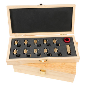 Dr. Giant Watch Repair Tool Set 10pcs Metal Mainspring Winder Wooden Box Home Watch Repair - Product Image 1