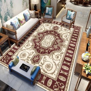 <span class=keywords><strong>Alfombra</strong></span> de salón 3D totalmente cubierta de gran tamaño de estilo chino Vintage, <span class=keywords><strong>alfombra</strong></span> plegada gruesa de terciopelo de cristal, alfombrilla de pie resistente estampada - Product Image 1
