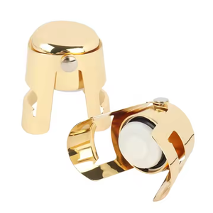 Accessoires de barre 1.38*2.17 pouces <span class=keywords><strong>bouchon</strong></span> de bouteille de <span class=keywords><strong>vin</strong></span> or <span class=keywords><strong>bleu</strong></span> rose avec <span class=keywords><strong>bouchon</strong></span> en acier inoxydable à scellage sous vide pour <span class=keywords><strong>vin</strong></span> rouge - Product Image 4