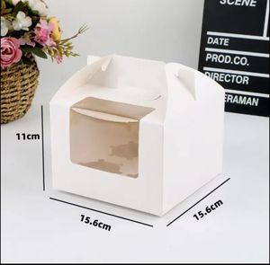 Maffenポータブル1/<span class=keywords><strong>2</strong></span>/4/6-ピースカップケーキエッグタルトプレートパッキングボックスSnow Mei Niang Design食品グレードペーパーボードエンボス寿司用 - Product Image 3