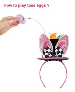Cœur de couleur unie, grandes oreilles de lapin, cerceau de cheveux en tissu, art lumineux et frais, épingle à cheveux pour femmes - Product Image 4