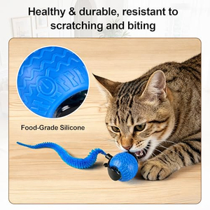 2025 Nouveau 360 °   Jouet interactif pour chat, balle roulante automatique, jouet rotatif pour chat - Product Image 3
