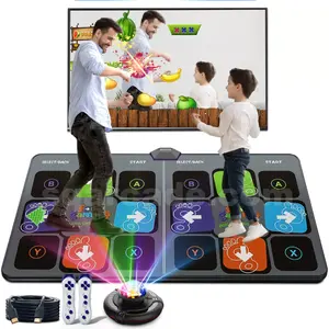 Dansmat Game Voor Tv/Pc Familie Sport Video Game Anti-Slip Muziek Fitness Tapijt Draadloze Dubbele Controller vouwen Dansen Pad