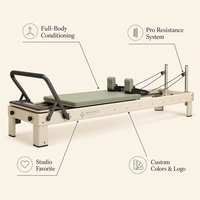 Machine de Pilates Reformer professionnelle de qualité supérieure en aluminium, fabriquée en Chine, conforme aux normes de salle de sport