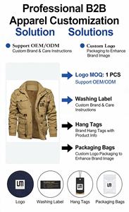 Giacca <span class=keywords><strong>Bomber</strong></span> da Uomo Taglie Forti OEM con Logo Personalizzato, Calda e Invernale, in Cotone Felpato Addensato, di Grande Successo e Vendita all'Ingrosso - Product Image 2