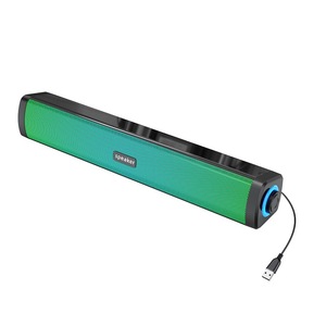 ซาวด์บาร์ลำโพงบลูทูธ LED สีสันสดใส ใช้พลังงานจาก USB ขนาด 388 มม. สำหรับคอมพิวเตอร์ใช้ในบ้าน - Product Image 4