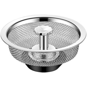 Cesta coladora para fregadero de cocina, colador de desagüe para lavabos y recipientes para lavar verduras, tapón de desagüe ajustable - Product Image 5