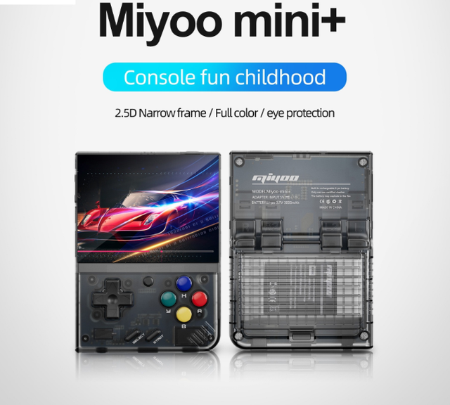 3.5inch IPS Screen Miyoo Mini Plus 3000mah Long Battery Life Playing Handheld Video Game Console