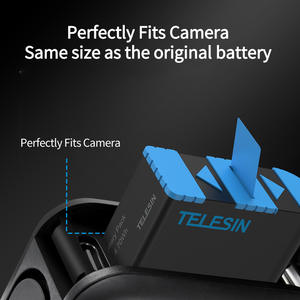Batterie Telesin compatible avec <span class=keywords><strong>GoPro</strong></span> <span class=keywords><strong>Hero8</strong></span>/7, entièrement décodée, sans pop-up, grande capacité, batterie <span class=keywords><strong>GoPro</strong></span> 5/6 - Product Image 4
