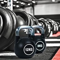 Kettlebell de compétition MKAS en fer de 8 kg pour entraînement de force à domicile et fitness – Vente en gros