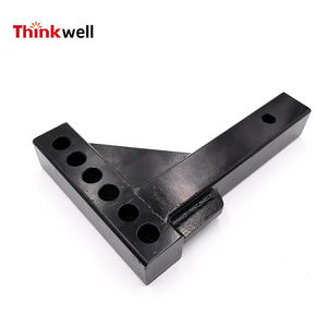 Réglable 5000lbs <span class=keywords><strong>Attelage</strong></span> Drop 4 Ball Mount 2 "Soudure Remorque Récepteur Noir Puissance Enduit En Acier Remorquage <span class=keywords><strong>Crochet</strong></span> De Remorquage Connexion - Product Image 5