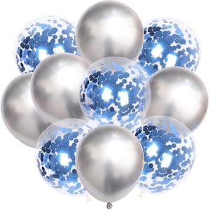 Globos de Látex Metálicos de 12 Pulgadas en Color Plateado, Decoración para Fiestas de Boda, Cumpleaños, Graduación, Globos Coloridos - Product Image 4