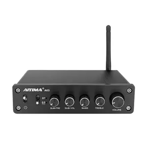 AIYIMA A03 TPA3116 2.1 Canali 50W * 2 + 100W Mini Subwoofer BT Amplificatore HiFi Digital Audio Amplificatori per la Casa