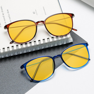 <span class=keywords><strong>Gafas</strong></span> de Moda Amarillas para Juegos, <span class=keywords><strong>Montura</strong></span> Cuadrada TR90, <span class=keywords><strong>Gafas</strong></span> de Visión Nocturna para Computadora, Anti Luz Azul, Bloqueo de Luz Azul - Product Image 2