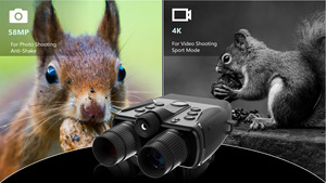Binoculares de Visión Nocturna Digital Infrarrojos 4K de Alta Definición Transfronterizos con Pantalla de 4 Pulgadas, Telescopio Manual para Uso en Exteriores - Product Image 4
