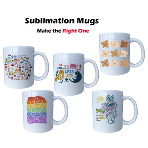 Tazze in Ceramica da 11oz per Sublimazione, Personalizzabili con Logo, per Birra e Caffè, Disponibili all'Ingrosso dal Magazzino USA - Product Image 4