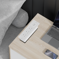 Multiprise encastrable USB avec ports multiples pour bureau, maison, hôtel