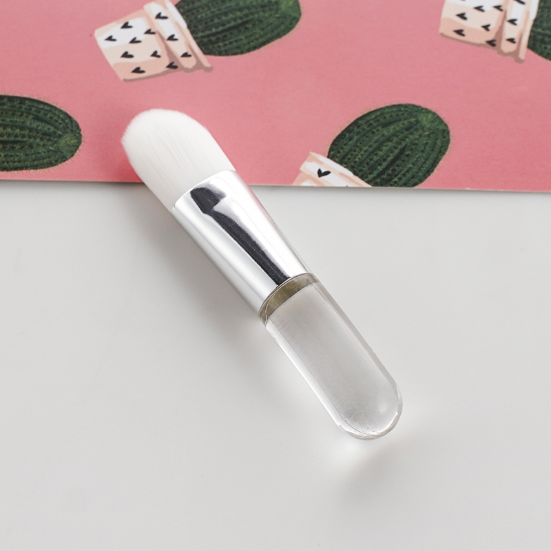 Лидер продаж, мини-щетка для лица из хрустального дерева с логотипом на заказ, грязевая маска для лица