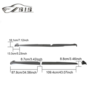 2021-2024anno materiale in fibra di carbonio RSQ8 gonna laterale adatta per auto Bodykit paraurti RSQ8 parafango laterale RSQ8 auto - Product Image 6