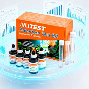 Kit de Prueba de Agua para <span class=keywords><strong>Acuario</strong></span> 5 en 1 con Reactivo Activo para Amoníaco, pH, PO4, <span class=keywords><strong>NO3</strong></span>, <span class=keywords><strong>NO2</strong></span> - Product Image 4