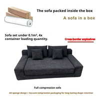 Sofá Cama Reclinable con Almacenamiento, Diseño Moderno para Sala de Estar o Dormitorio, Plegable, Tela de Pana, Ideal para Apartamentos Pequeños, Directo de Fábrica