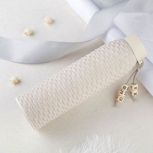 ขวดน้ำแก้วสีขาวพิมพ์โลโก้ตามสั่ง ทนทาน ไม่แตกหัก พร้อมที่กรองชา - Product Image 5