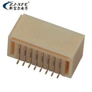 Espacement des <span class=keywords><strong>prix</strong></span> d'usine 1.0mm positions 12/16/20/30/40/50 broches plaqué or double rangée angle droit 180 type connecteur à sertir - Product Image 3