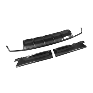 Good Fitment <strong>A8</strong> Dry Carbon Fiber 3 PCS Rear Diffuser for <strong>Audi</strong> <strong>A8</strong> Sport <strong>Line</strong> 2022+ Rear Bumper Diffuser - Product Image 2