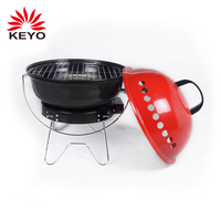 Petit mini barbecue à gaz bouilloire portable rond de table barbecue au gaz propane pour le camping