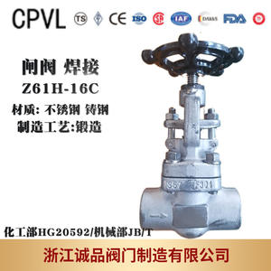 Vanne à boisseau soufflet soudée Z61H pour haute température et résistance à la pression, en acier inoxydable A105 F304 F316L, pour milieux aqueux et huileux - Product Image 2