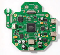 Carte mère de robot intelligent PCBA, carte de circuit imprimé HDI FR4 personnalisée, assemblage SMT DIP, conformité FCC RoHS pour équipement robotique IA