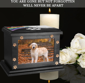 En çok satan ahşap Urn kutusu Pet Ashes ahşap için kremasyon çömleği kedi ve köpek külleri gülağacı <span class=keywords><strong>Urns</strong></span> düşük fiyata - Product Image 3